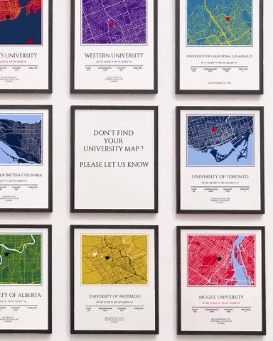 Personalized University Graduation Gift Print, Printable University Map, Graduation Gifts for Her, University of Texas at Austin - Etsy