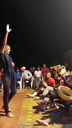 Captivating Outdoor Performance Under Night Lights