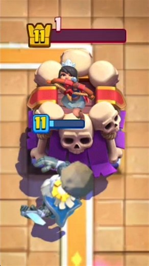 Nerf Evolution Skeleton Army Delayed My Musketeers To Reach Enemy Towers #clashroyale