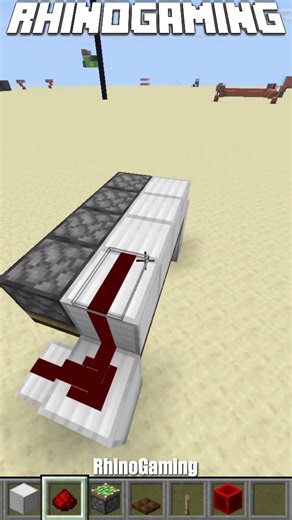 How To Build A WORKING Garage Door In Minecraft JAVA Edition! #shorts