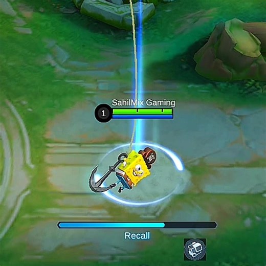 Recall Animation SpongeBob #spongebob #mlbb #mobaxspongebob #mlbbshorts #fyp #shorts #sahilmixgaming