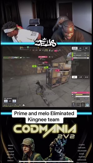 Prime and Melo Eliminate Kingnee Team in COD Mobile
