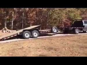 Kaufman Trailer Test | Video of Kaufman Tilt Trailer Being Unloaded