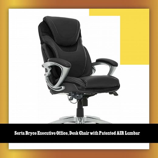 🚀 Upgrade your office setup with the ultimate comfort and support of the Serta Bryce Executive Office Desk Chair! 💺 Featuring patented AIR Lumbar technology, this chair will have you feeling like you're floating on a cloud while you work. 😍 Don't settle for a stiff and uncomfortable chair any longer! 💪 #officeupgrade #workincomfort #executivechair #SertaBryce #AIRlumbar #comfyoffice #productivityboost #ergonomicdesign #comfortableworkstation #officeessentials Shop Now https://www.platinum-le