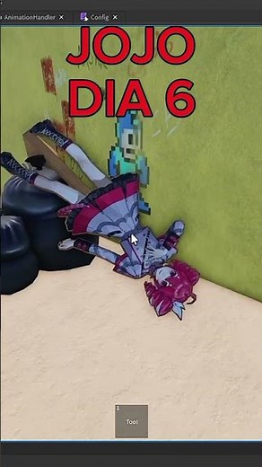 dia 6 mostrando o meu jogo de jojo #roblox #robloxstudio #robloxgamedesign #dev #jojo #devlog