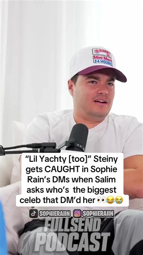 😭😂 what was he DM’ing her #fullsend #nelk #sophierain | Lil Yachty