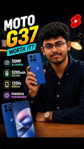 🤯 Moto G37 Specs & First Impressions⁉️ #shorts #moto #g37