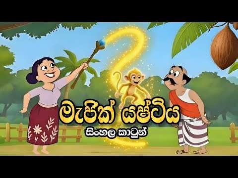 මැජික් යෂ්ටිය - Sinhala cartoon | sinhala lama kathandara #sinhalacartoon #lamakathandara