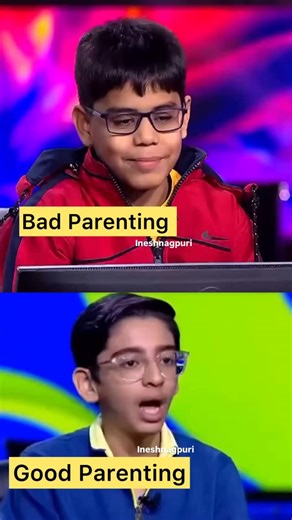 Inesh Nagpuri on Instagram: "If you can’t teach your kids humility, patience, and manners, they turn out to be such a rude overconfident one. Last part he would remember life long... No manners, no patience, no win... only lessons life won’t refund. [ Kaun banega crorepati, Humility, Parenting, Kids Behaviour, Rude and Arrogant Kid, Good Parenting, Bad Parenting, KBC, Amitabh Bachhan, Amitabh Bachchan]"