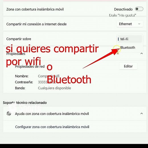 Cómo compartir la conexión del pc con otros dispositivos por Wifi o Bluetooth