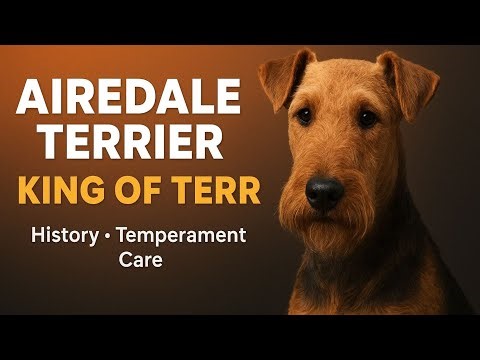 The Airedale Terrier (King of Terriers) — From Military Hero to Family Guardian