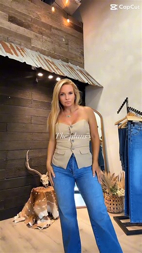 Lazy K Leather Lounge on Instagram: "The Tailored button down tube top 😍"