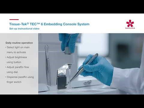 Tissue-Tek TEC 6 Instructional video set-up Tutorial