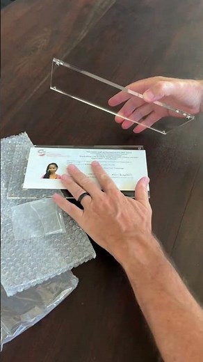 Best Way to Display Your Business or Cosmetology License? | Acrylic Frame by Bohst