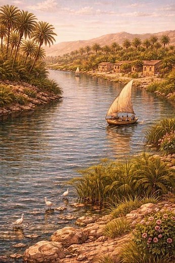 How the Nile Shaped Ancient Egypt — Life in a Narrow River Valley | Calm History
