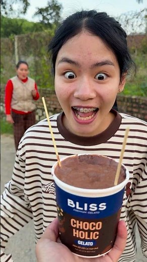Thử thách ăn kem Choco Holic và những lựa chọn hài hước bất ngờ 😆😂 #funny #shorts