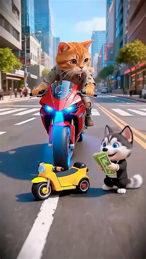 AI Robot vs Angry Cat 😹 | Fast & Furious Comedy #AIRobot#RobotVsCat#CatFight#FunnyCatVideo#aivideo