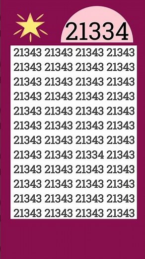 Logically find the hidden 21334 #eymath
