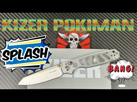 Kizer Pokiman Clutch Lock knife Clearly a great lightweight EDC ! 😱🤣