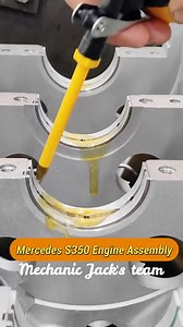 1.6M views · 15K reactions | Mercedes S350 Engine Assembly #mechanic #mechanicjack #mercedesbenz #S350 #engine #assembly | Mechanic Jack's team | Facebook
