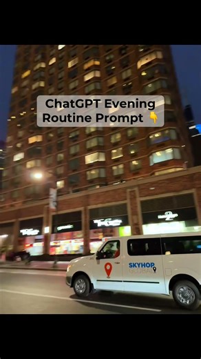 Calm evenings start with a plan! ⌚️ Try this prompt 👇