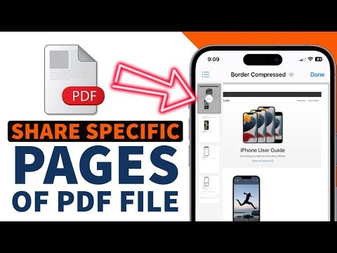 How to Send Specific Pages of PDF File on iPhone I Share Particular Page from PDF File on iPhone