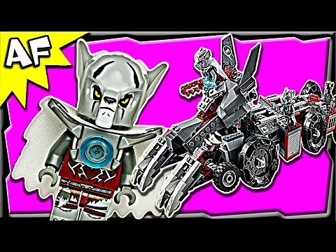 Lego Chima Worriz's COMBAT LAIR 70009 Stop Motion Build Review