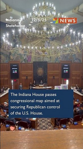 Following Trump pressure, Indiana House approves map to secure GOP control