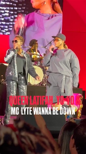 Queen Latifah, MC Lyte and Yo-Yo perform the remix to Brandy’s “I Wanna Be Down” at The Roots Picnic in LA, with The Lady of Rage and Monie Love cheering them on. | Ambrosia For Heads