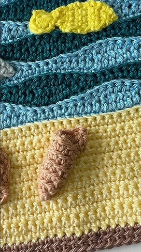 Tiny crochet shell details!