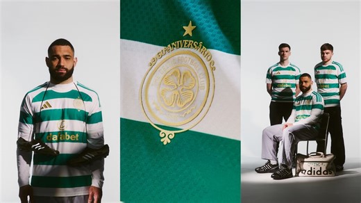 Celtic FC x adidas 2026/27 Home kit is revealed today