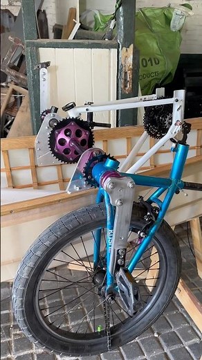 Scrap bike and go kart axle assembly for the amphibious canoe 🚴‍♂️🛶🚀🚀🚀