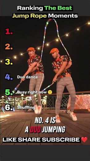 Ranking The Best Jump Rope Moments 💥⚡ #laughchallenge #epicfails #funnyvideos #funnyanimals