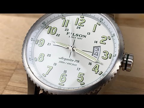 Filson Mackinaw field watch (Shinola)