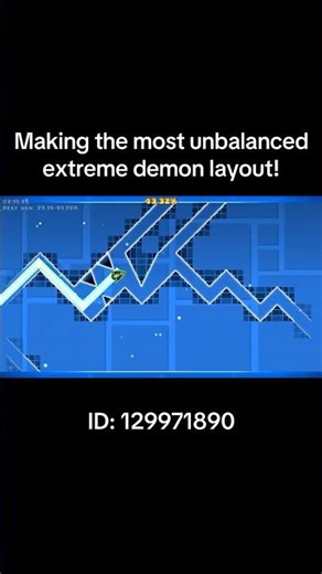 The most unbalanced Extreme Demon layout in Geometry Dash
