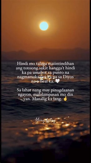 Manalig ka lang. #TotoongBuhay #RealLife #BuhayPilipino #LifeStories #EverydayLife #BuhaySaPinas #Inspirasyon #KwentoNgBuhay #TunayNaBuhay #PinoyLife #BuhayPinoy #PagsubokAtTagumpay #LifeLessons #PinoyInspirations #Pagasa #BuhayNiJuan #BuhayOFW #Tagumpay #Pagbangon #KwentoNgTagumpay | Totoong Buhay