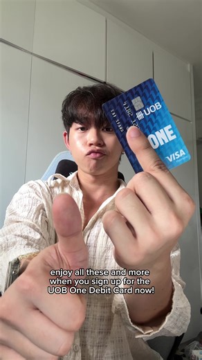 Honestly, the UOB ONE Debit Card really delivered — exclusive McDonald's deals and cashback? I’m in! Love spending at McDonald's, Cold Storage, Grab, Shopee, 7-Eleven, and more? With the UOB One Debit Card, you can earn up to 3% cashback on these brands. Plus, enjoy free McDelivery! Don’t miss out — sign up now! #foryoupage #fyp #UOB #UOBCards