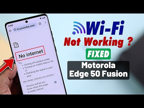 Moto Edge 50: How to Fix Wi-Fi on Motorola!