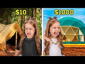 WE MADE AN AWESOME TENT! Best Camping Hacks and Crafts