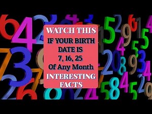 Birth Day (Date) Numerology for People Born on 7, 16, 25 (Facts, Luck Factors, Life Path Number)