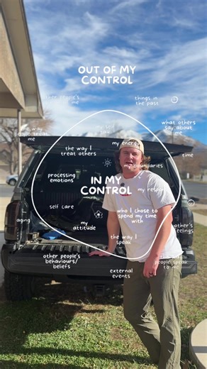 Here’s one of the biggest mindset shifts that’ll make your life instantly less stressful. It’s remembering this: What you can control… is what you can control. And that’s it. You can’t control how people react. You can’t control every outcome. You can’t control the past — and you can’t control every ‘what if’ in the future. But you can control your effort. You can control your attitude. You can control the habits you build, the boundaries you set, and the choices you make today. And when you sto