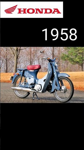 Evolution of Honda super cub (1958-2023)