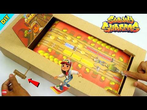 DIY Cardboard Subway Surfers Game | Easy Homemade Project