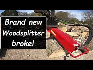 The new Splitfire wood splitter broke already!
