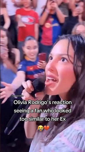 Olivia Rodrigo's reaction seeing a fan who looked too similar to her Ex boyfriend 😭💔