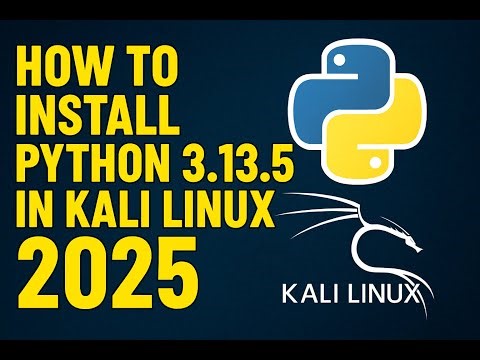 how to install python 3.13.5 in kali linux 2025 | python kaise install kare kali linux me 2025 |