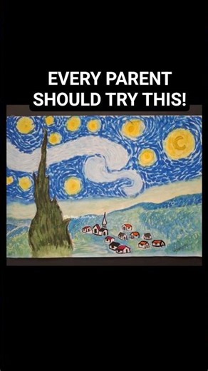 Van Gogh Inspired Art Challenge Every Child Should Try! 🎨 #art #artwork