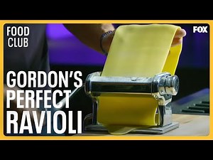 Gordon Ramsay Demonstrates How To Prepare The Perfect Ravioli | FOOD CLUB