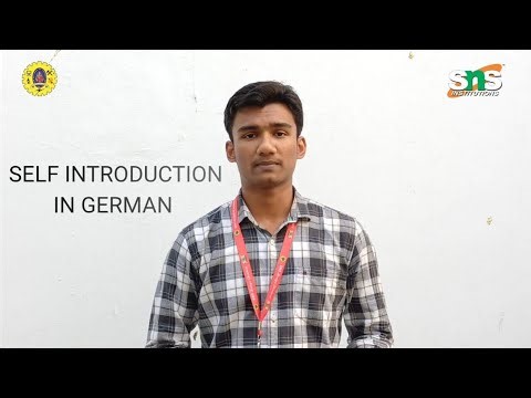 Self Introduction in German | Basic German Speaking Practice