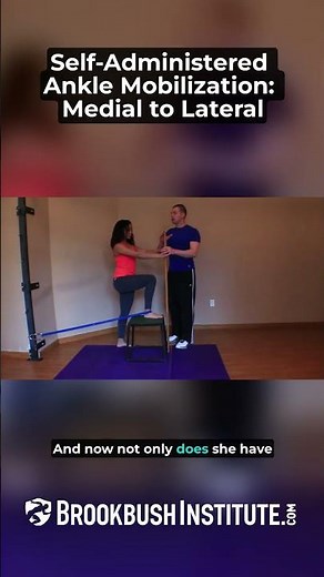 🔴 Self-Administered Ankle Mobilization: Medial to Lateral